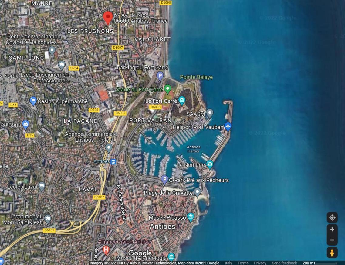 Antibes Secured Parc Velusine With Private Parking, Terrace, Pools And Tennis Courts. Exteriör bild